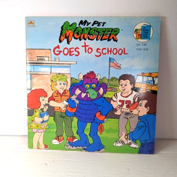 1986 My Pet Monster Goes to School - Vintage book - Picture 1 of 4